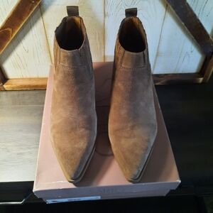 Franco sarto suede ankle boots